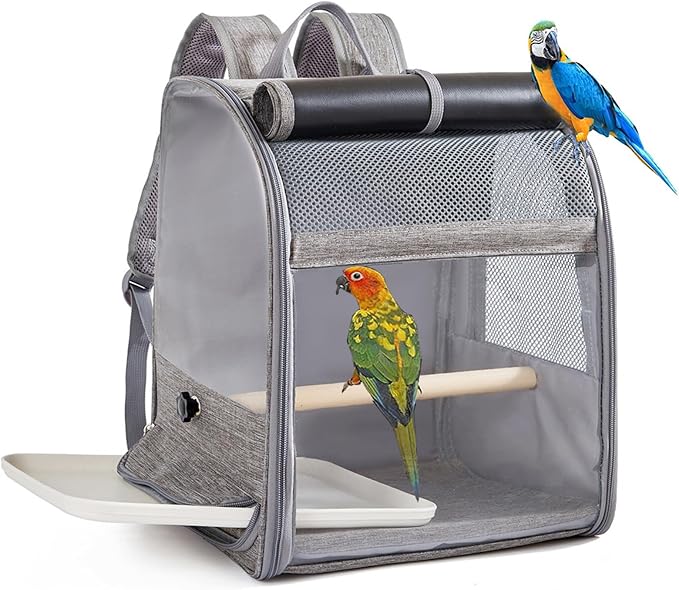 Durability Polyester Bird Travel Carriers Backpacks - Image 7