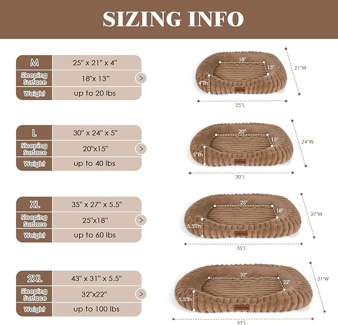 Dog Bed for Extra Large Dogs, Cute XL Dog Bed - Image 7