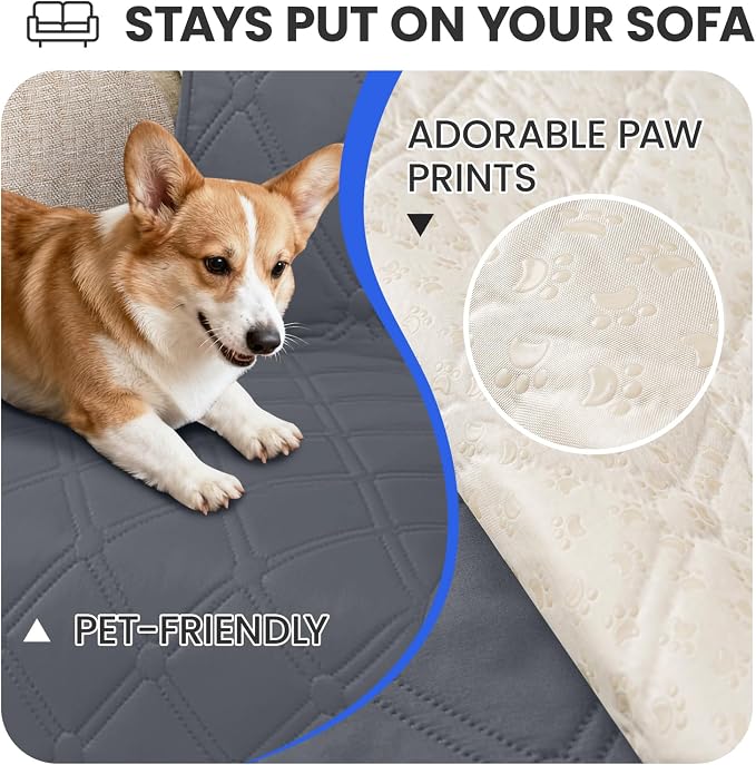 Waterproof Dog Blanket, Non-Slip Soft Pet Bed Cover, Couch Cover - Image 3