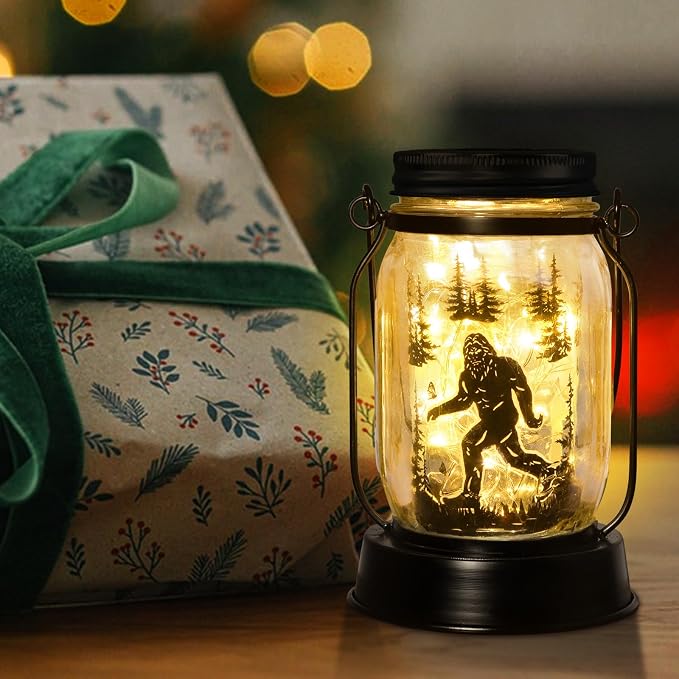 kyoryuger Bigfoot Gifts for Women/Men Bigfoot Solar Lanterns Mom Grandma - Image 6
