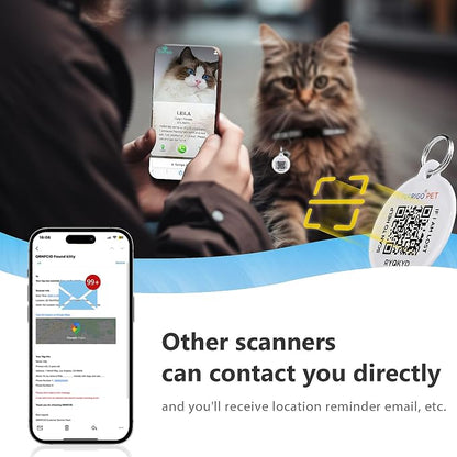 Cat Collar Breakaway with QR Code Name Tag, Reflective Kitten Collars with Bell - Image 4