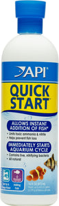 API QUICK START Freshwater and Saltwater Aquarium Nitrifying Bacteria 16-Ounce by API
