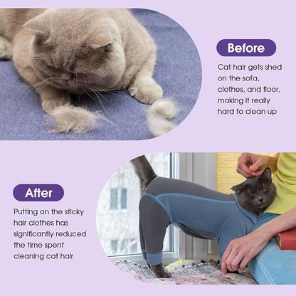 SUNFURA Hair Sticky Cat Clothes, Cat Sweater - Image 4