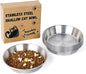6-Pack Stainless Steel Cat Food Bowls, Shallow Whisker-Friendly Non-Slip by OriginalDesignbyPetLovers