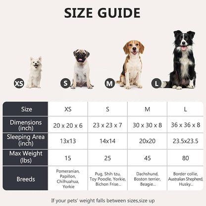 MIXJOY Orthopedic Dog Bed Comfortable Donut Cuddler Round Pet Beds Ultra Soft - Image 7