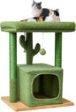 SYANDLVY 27" Cactus Cat Tree for Indoor Cats, Modern Kitten Condo by SYANDLVY