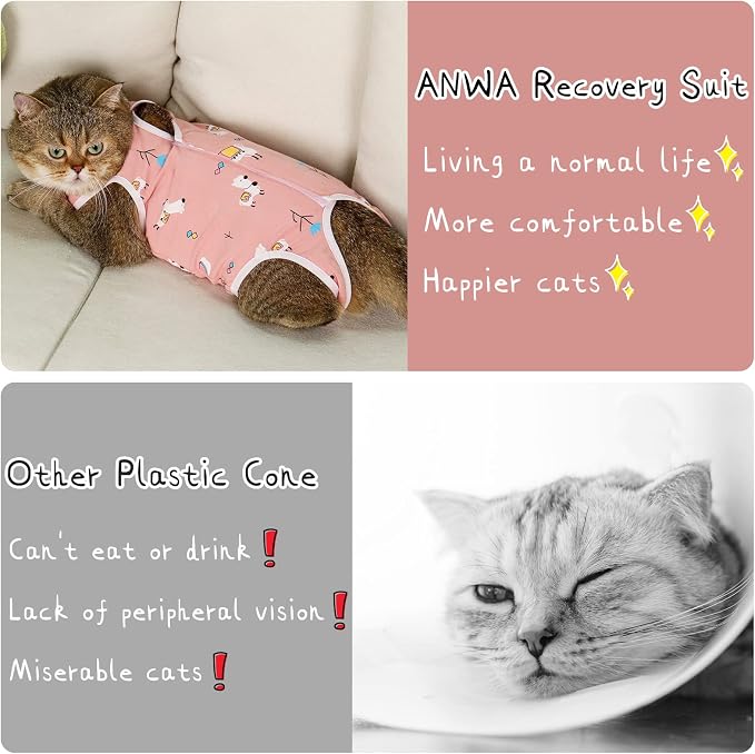 ANWA 2 Pack Cat Recovery Suit - Image 7