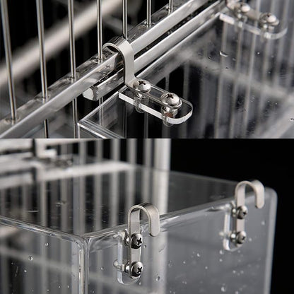 Bird Bath Cage, Cleaning Pet Supplies Cockatiel Bird Bathtub - Image 4