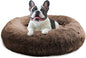 JOLLYVOGUE Calming Dog Bed Medium Size Dog, Anti-Anxiety Donut Medium Pet Bed by JOLLYVOGUE