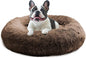 JOLLYVOGUE Calming Dog Bed Large Size Dog, Anti-Anxiety Donut Large Pet Bed by JOLLYVOGUE