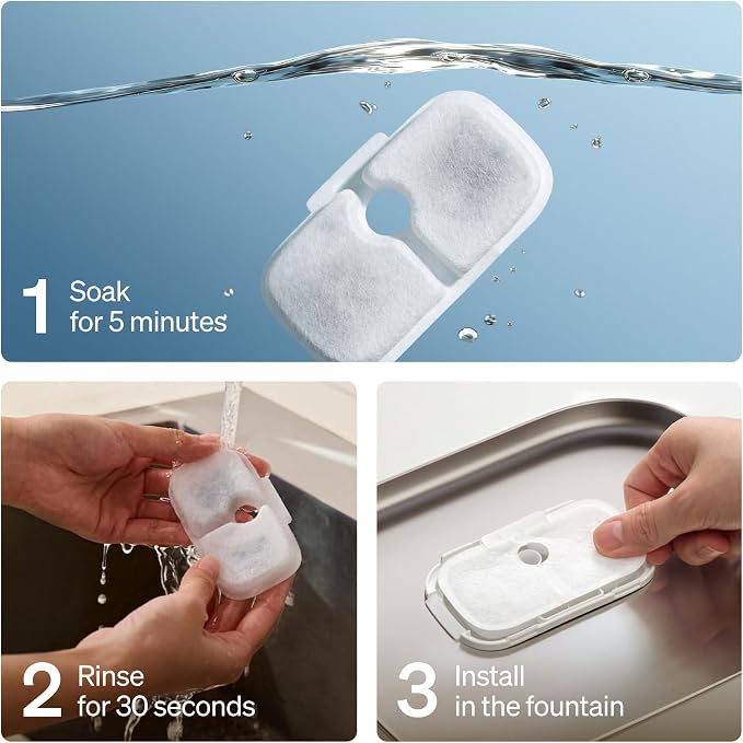 PETLIBRO Replacement Filters for Dockstream Cat Water Fountain - Image 8