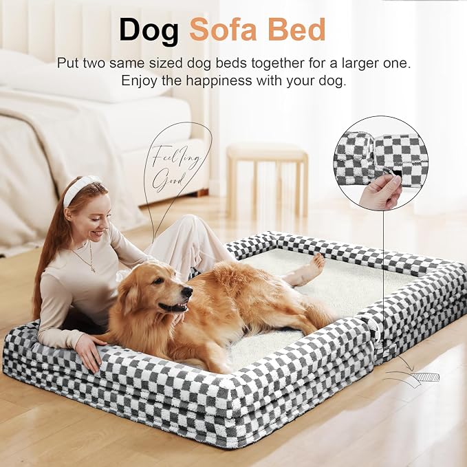 Large Dog Bed Orthopedic Washable: Beds Bolster XXL Bed Big XLarge Dogs Egg - Image 3