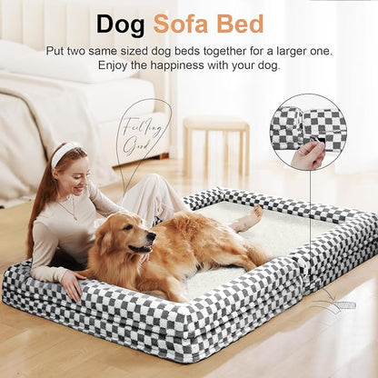 Large Dog Bed Orthopedic Washable: Beds Bolster XXL Bed Big XLarge Dogs Egg - Image 3