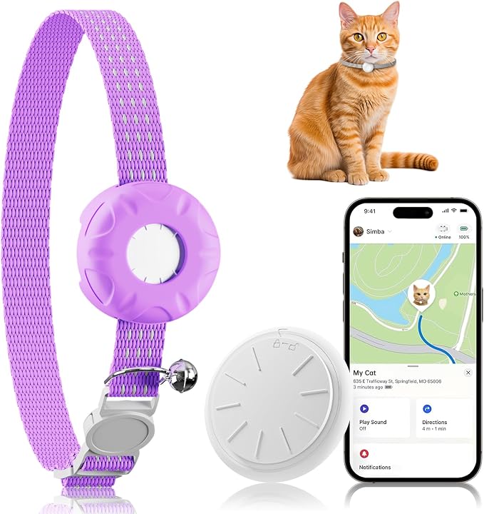 Cat Tracker, GPS Tracker Collar by HONGTOPH