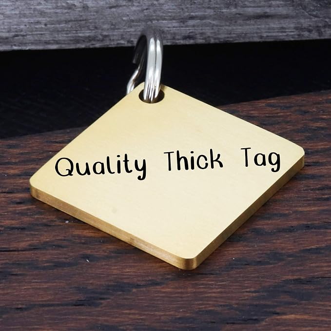Ultra Joys Cat ID Tag Personalized Pet Tags, Durable Stainless Steel Small Pet - Image 5