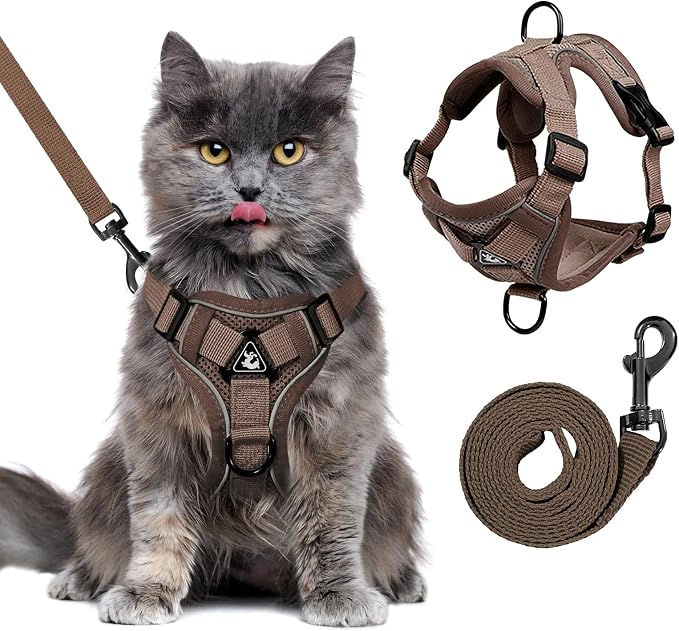 Large Cat Harness and Leash Set by GCVOPTON