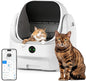 Open Top Automatic Litter Box, Odor Control, Ready to Use, Self Cleaning Litter by Ellenpent
