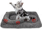 Self Warming Cat Bed Mat with U-Shaped Pillow -24"x18" Soft Thickened Thermal by TailTastic