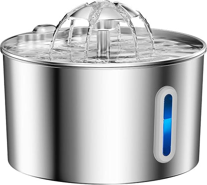 Cat Water Fountain Stainless Steel - 74oz/2.2L Pet Gift Dog Water Dispenser - Image 9