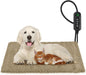 GASUR Heated Cat Bed, Waterproof Cat Heating Pad Indoor w/Timer, Temp by GASUR