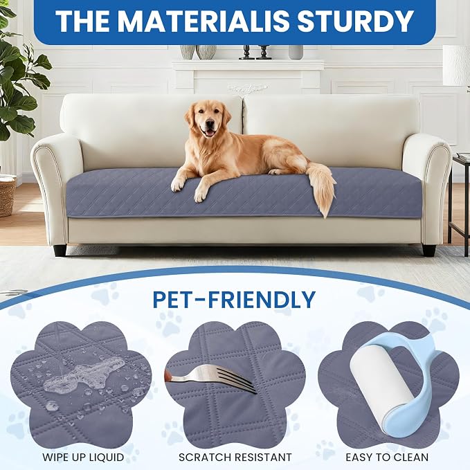Waterproof Couch Covers for Pets, Waterproof Dog Bed Cover, Anti-Slip Soft Dog - Image 6