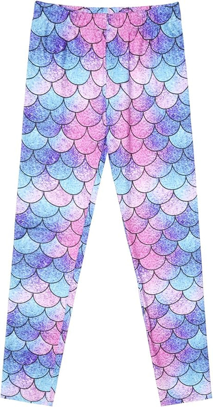 Girl Unicorn Leggings Kid Rainbow Print Legging Tights Trousers Slim Long Pants by Jxstar