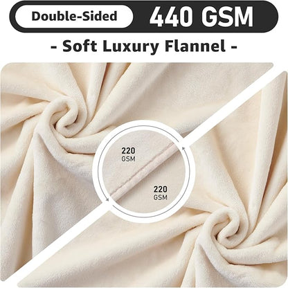 LOOBANI Waterproof Blanket for Bed: Reversible Soft Flannel King Size Bed - Image 7