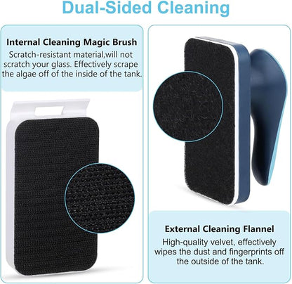 fishkeeper Aquarium Magnetic Glass Cleaner, Fish Tank Algae Magnet Cleaning Tool - Image 6