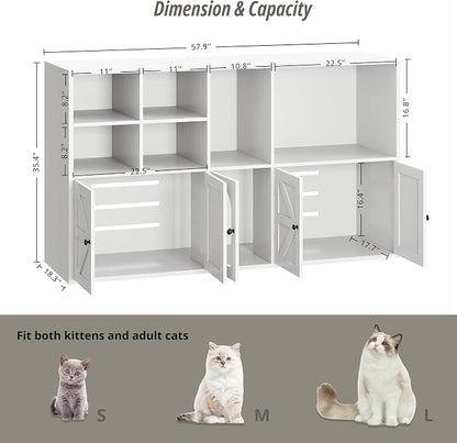 IRONCK Cat Litter Box Enclosure - Image 2
