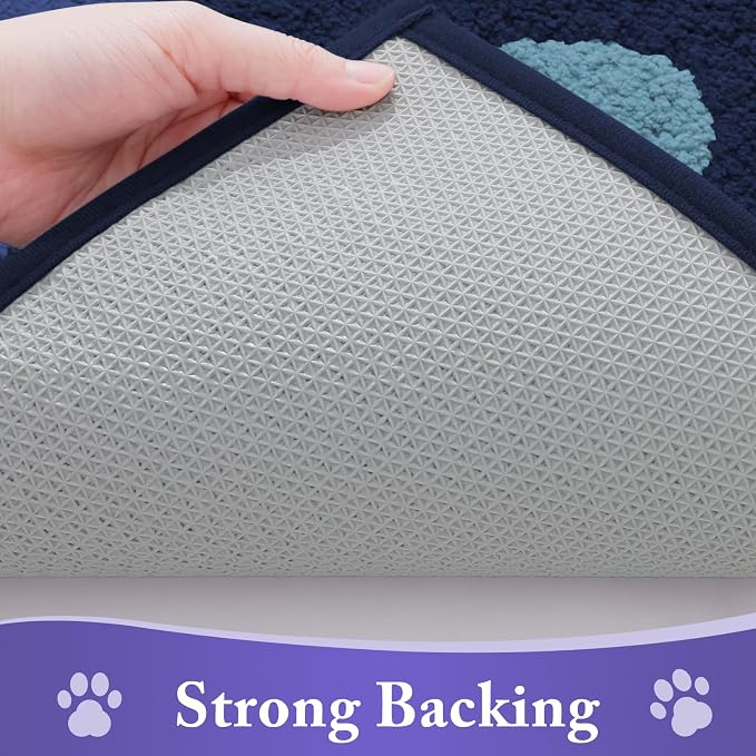 Buganda Dog Door Mat for Muddy Paws, Absorbent Dirt Trapper Non Slip Indoor - Image 5