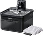 DownyPaws Cat Water Fountain Stainless Steel Cordless, 84oz/2.5L Fursink by DownyPaws
