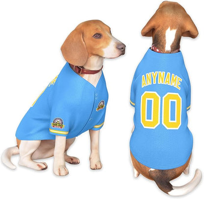 Custom Dog Baseball Jersey by KXK