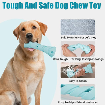 Interactive Dog Puzzle Toy for Boredom, Rubber Chew Toy Teething Toy to Keep - Image 4