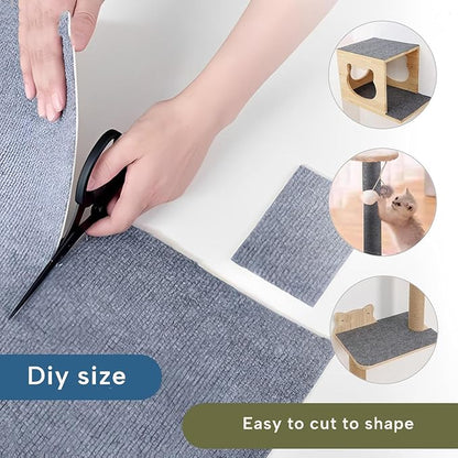 KEYIDE Self-Adhesive Cat Scratch Wall Climber, Wall Cat Scratcher Mat - Image 3