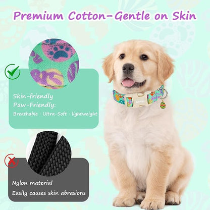 Easter Dog Collar for Small Dogs, Adjustable Green Small Dog Collar - Image 4