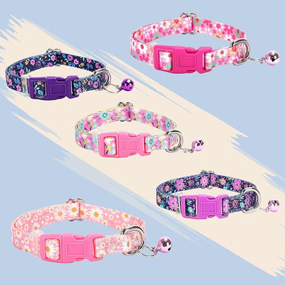 Cute Puppy Collar with Bell-Nylon Dog Collar - Image 6