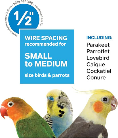 Prevue Hendryx SP31999G Classic Round Bird Cage - Image 8