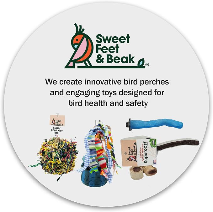 Sweet Feet & Beak Safety Pumice Bird Perch, Medium 1-1/4" X 12" - Image 7