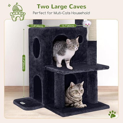 Globlazer Cat Tree Tower for Indoor Cats, 50-inch Adult Cat Tree House for - Image 4