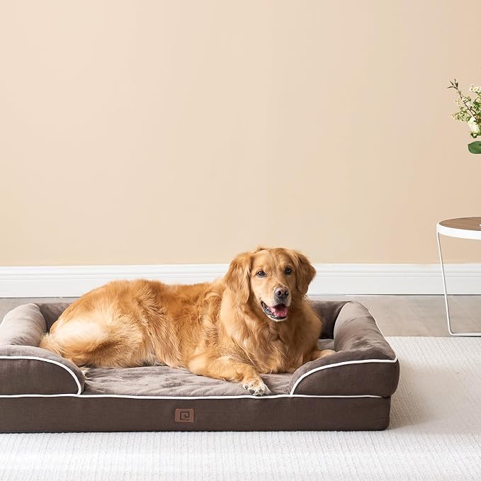 EHEYCIGA Orthopedic Dog Beds for Extra Large Dogs, Waterproof Memory Foam XL - Image 8