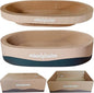 3PSC Cat Scratcher Cardboard, Oval Cat Scratch Pad Bowl Nest by miwooim
