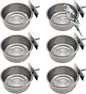 Tfwadmx 6 Pcs Bird Feeding Dish Cups Parrot Food Bowl Clamp Holder Coop Cup by Tfwadmx
