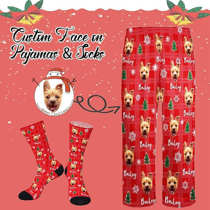 Custom Pajamas Pants with Photo - Image 2