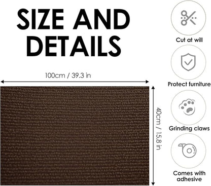 ASENKU Cat Scratch Furniture Protector, Trimmable Self-Adhesive Couch Protector - Image 2