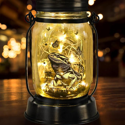 Bearded Dragon Gifts for Women/Men Bearded Dragon Solar Lanterns Mom Birthday - Image 9