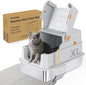 TENTIZON Stainless Steel Cat Litter Box by TENTIZON