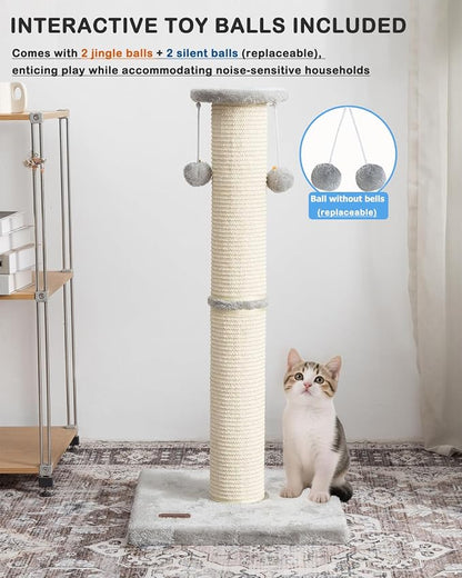 Kilodor Cat Scratching Post 34 Inches Large Sturdy Cat Post - Image 7