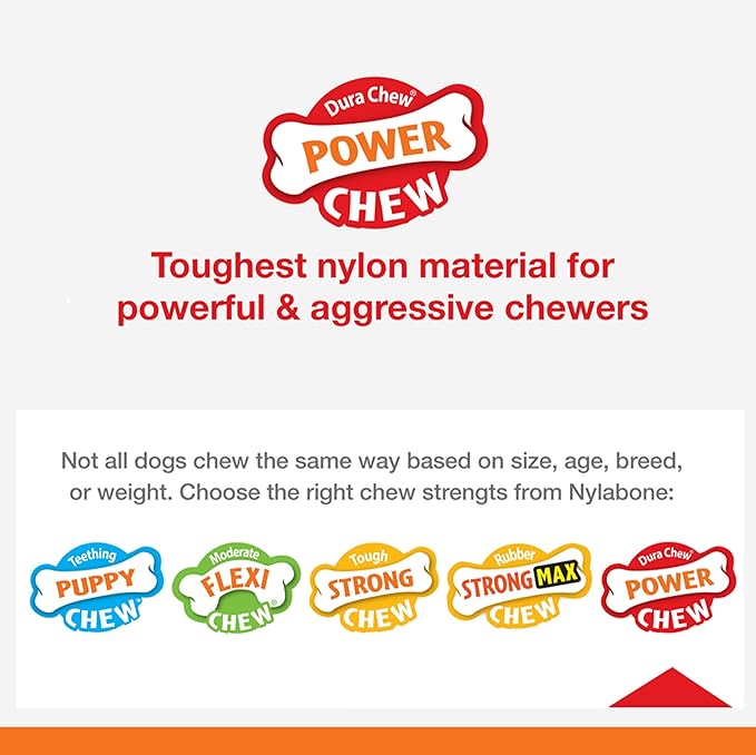 Nylabone Power Chew Ring Bone Chew Toy, Dog Toys - Image 9