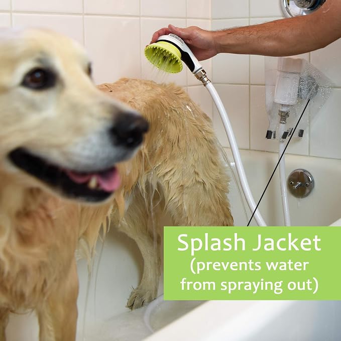 Wondurdog LARGE Sized Bathtub Spout and Garden Hose Attachment Dog Wash Kit - Image 6