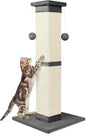 Cat Scratching Post 33 Inch Nature Sisal Scratch Post by SOCATER